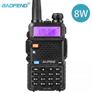 Baofeng UV-5R Walkie Talkie CB Radio Station VHF UHF Dual Band Two Way Radio for Hunting