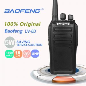 Baofeng UV-6D Walkie Talkie UHF 400-480MHz Long Range Two Way Radio