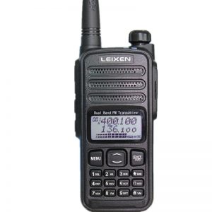LEIXEN UV-52 Dual Band Walkie Talkie Dual PTT Handheld Two Way Radio with Scrambler Voice Companding