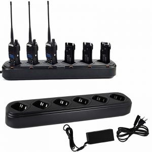 Baofeng Six-Way Multi Charger Charging For UV-82 UV-82HP UV-82TP UV-82L
