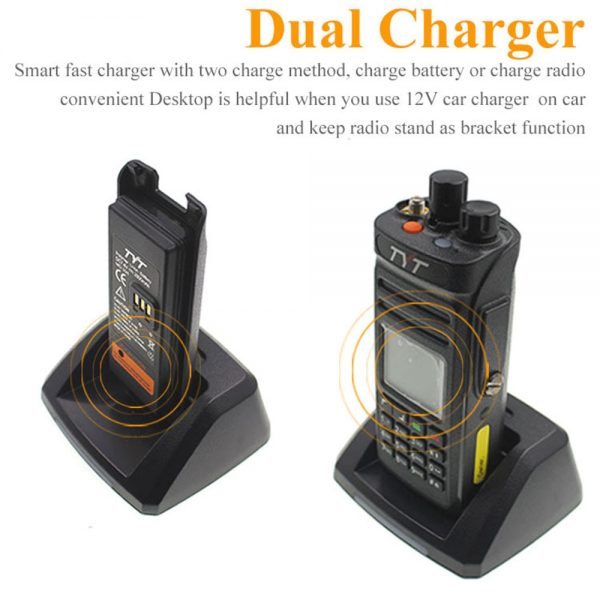 TYT MD-398 DMR VHF UHF Walkie Talkie IP67 Waterproof Digital Two Way Radio 10W Intercom - Image 4