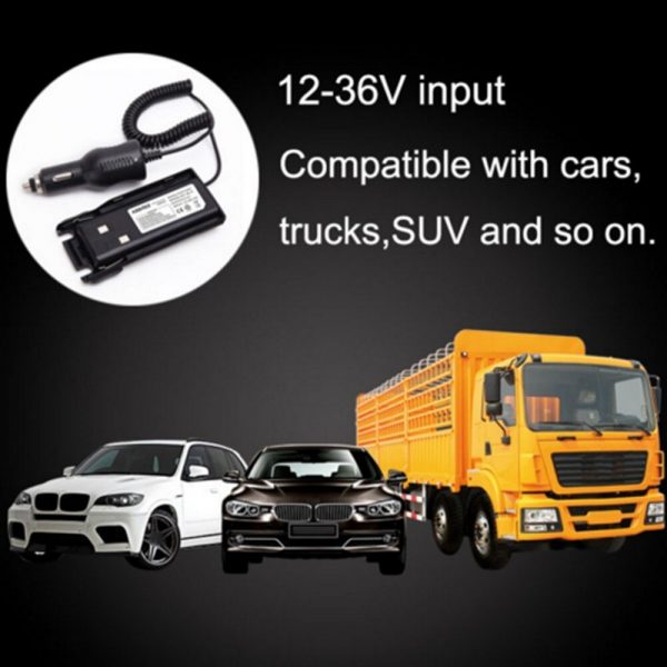 Baofeng Car Battery Eliminator For Baofeng UV-82 UV-82L UV-8D UV-89 UV-82HP Radio Walkie Talkie UV-82 Car Charger - Image 6
