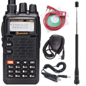 WOUXUN KG-UV899 Walkie Talkie VHF UHF Dual Band Dual Display Two Way Radio