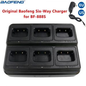 Baofeng BF-888S Six-Way Charger Multi Unit Ham Radio Charger
