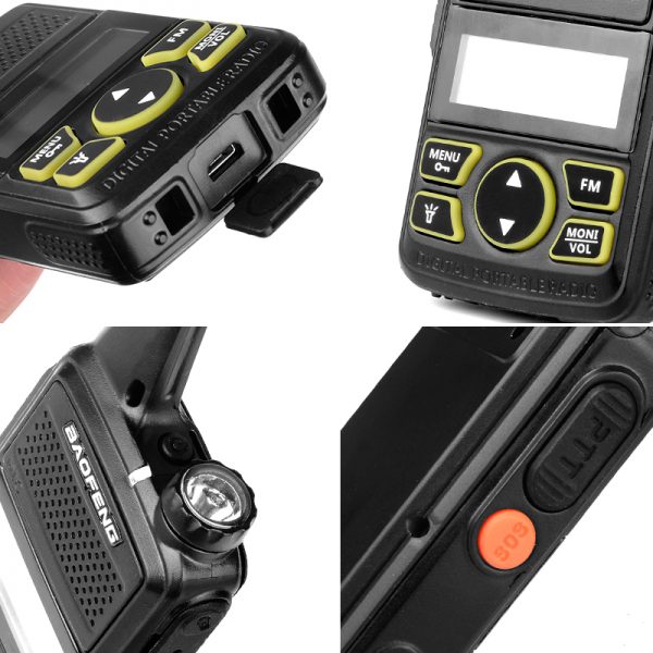 Baofeng BF-T1 Mini Walkie Talkie Kids UHF Amateur Transmitter - Image 3