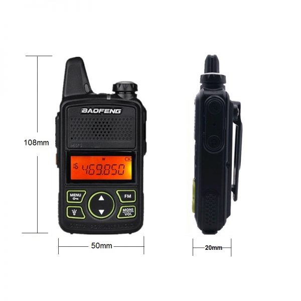 Baofeng BF-T1 Mini Walkie Talkie Kids UHF Amateur Transmitter - Image 4