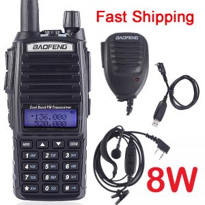 Baofeng UV-82 Walkie Talkie Dual-Band Ham 8W Two Way Radio