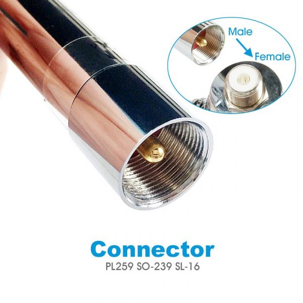 NL-770S Car Radio Antenna for YAESU ICOM Kenwood Car Walkie Talkie Dual Band VHF/UHF 144/430MHz Antenna PL259 Aerial - Image 3