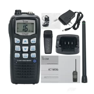  ICOM IC-M36 6W 10KM VHF Handheld Marine IPX7 Floating Two way Radio