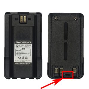BAOFENG Walkie Talkie BF-1908 BF1909 Battery 3800mAh TypeC/USB Rechargable Battery