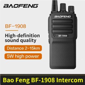 Baofeng BF 1908 Portable Two Way Radio 2200mAh 8W Long Distance 2km-15km Professional Walkie Talkie