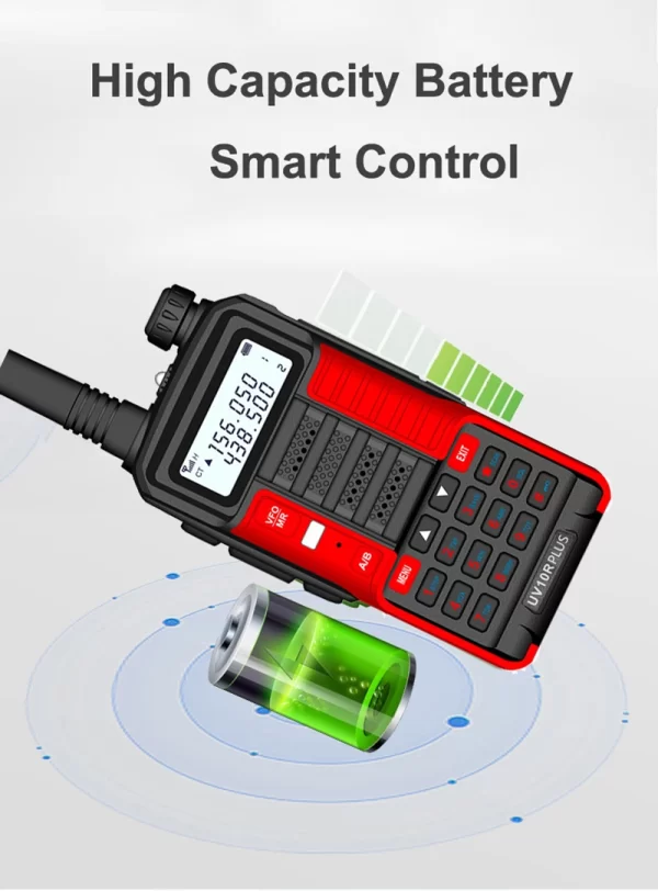 Baofeng UV-10R Plus 2025 updated 10W 8800mAh Dual Band Two Way CB Ham Radio - Image 2