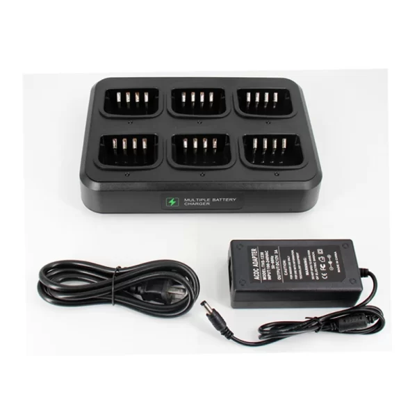 KSC-356 6-Unit Charger Multi-Charger For Kenwood KNB-45L NX240 NX340 TK2000 TK2402 TK3400 TK-2212L TK3207 TKU100 TK3402 two way radios - Image 2