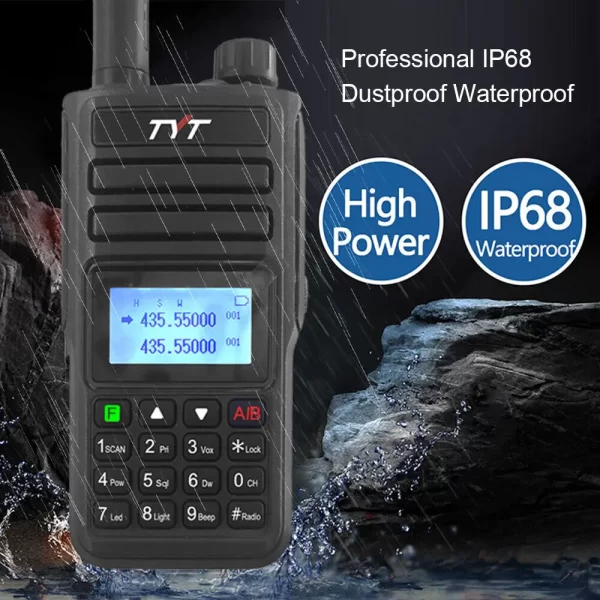 TYT TH-UV98PLUS Dual Band High Power 10W  136-174MHz/400-480MHz Two Way Radio One-key Frequency Copy Walkie Talkie