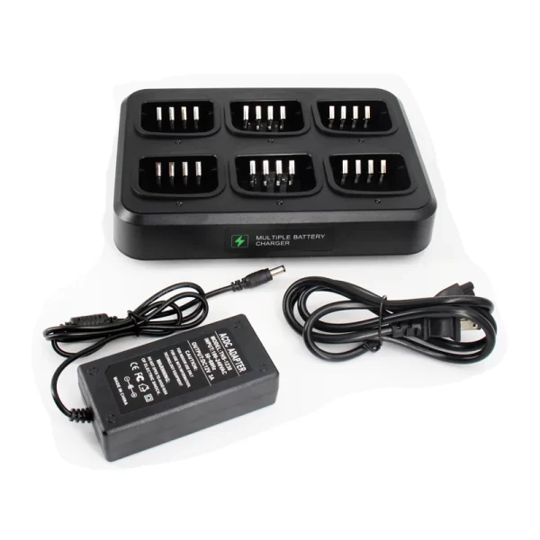 KSC-356 6-Unit Charger Multi-Charger For Kenwood KNB-45L NX240 NX340 TK2000 TK2402 TK3400 TK-2212L TK3207 TKU100 TK3402 two way radios - Image 4
