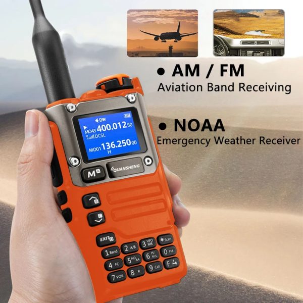 Newest 2025 Quansheng UV K6 Army green Yellow Version Ham 2 ways Radio - Image 7