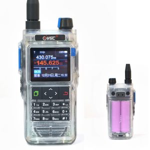 8colors VR-N76 Transparent VHF/UHF 136-174/400-470 With GPS Positioning IP67 Waterproof Bluetooth APRS Function Ham Walkie Talkie