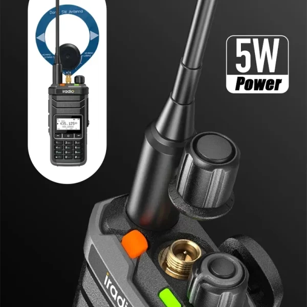 Cb Radio 27Mhz IRADIO UV-88 Handheld Radio Shortwave 2.3-26.1Mhz Uv88 Fm/Sw/Mw/Lw Radio Multi Band Type-C Charger Noaa 1024 - Image 6