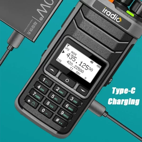 Cb Radio 27Mhz IRADIO UV-88 Handheld Radio Shortwave 2.3-26.1Mhz Uv88 Fm/Sw/Mw/Lw Radio Multi Band Type-C Charger Noaa 1024 - Image 5