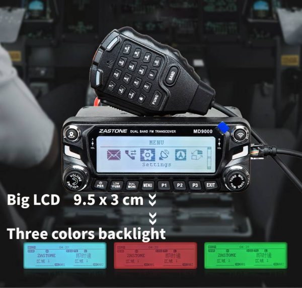 Lastest 2025 Zastone MD9000 50W Digital Car Walkie Talkie DMR Mobile Transceiver - Image 2