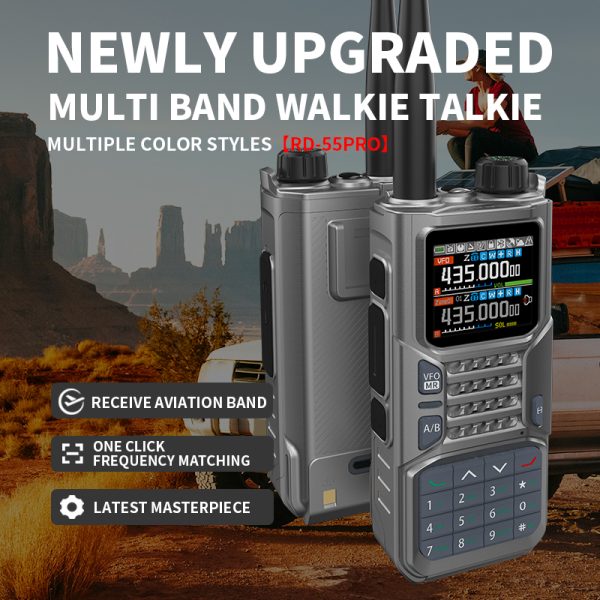 Baofeng RD-55pro Bluetooth Programming GPS Multi Band Walkie Talkie - Image 3
