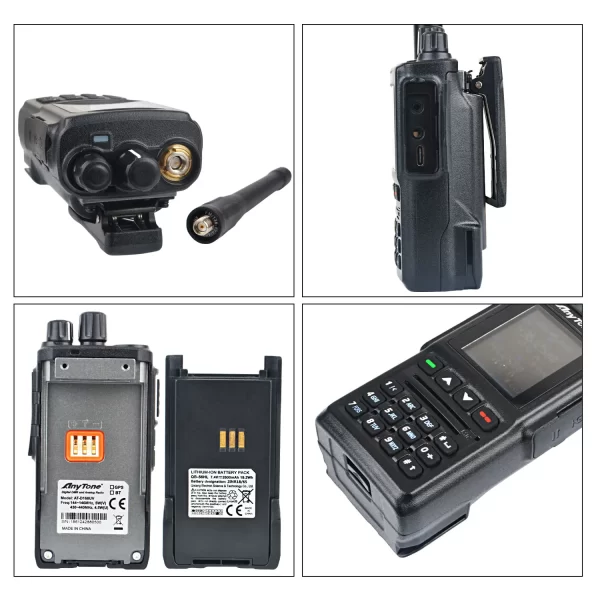 Anytone AT-D168UV Two Way Radio AES256 Encryption DMR Digital and Analog Dual Band FM USB-C charging - Image 6