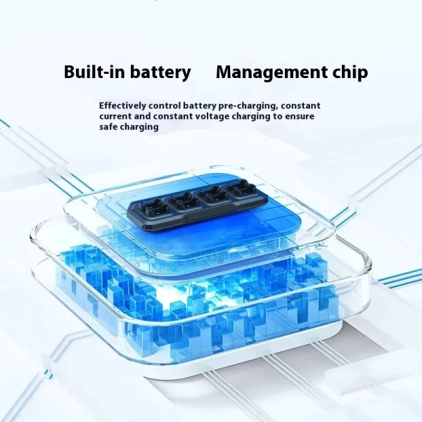 Multi ways Charger Hytera CM31 Charger 8-pack for S1/S1 Pro AC110-220V Charging Hub USB Type-C - Image 3