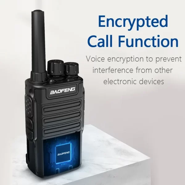 2pcs/pair Baofeng BF-V8 Small Two way Radio Long Range UHF Large Capacity For Restaurant Hotel - Image 2