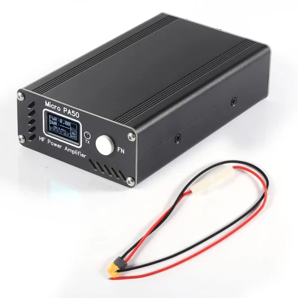 New Micro PA50+ (PA50 Plus) 50W 3.5MHz-28.5MHz 1.3inch OLED Screen Intelligent Shortwave HF Power Amplifier SWR Meter LPF Filter - Image 2