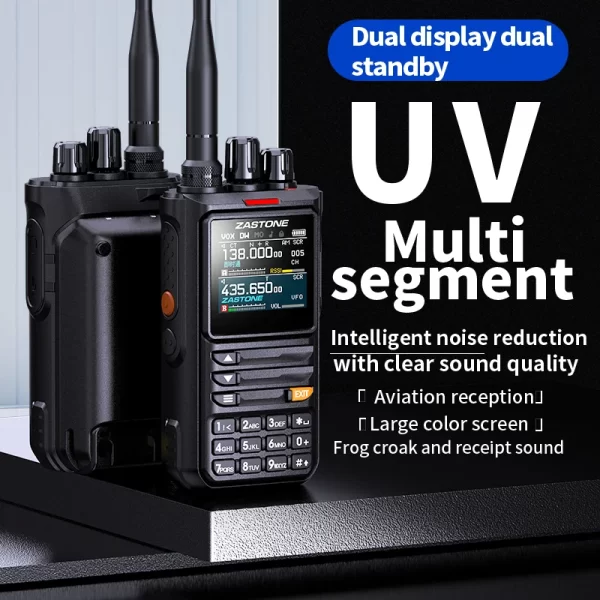 ZASTONE M8 10W Portable 2 Way Radio AM Air Aviation Band High Power Walkie-Talkie APP programming noise - Image 3