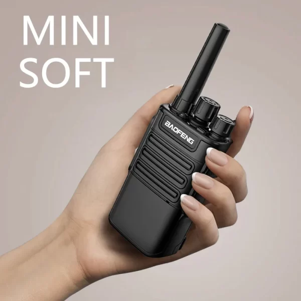 2pcs/pair Baofeng BF-V8 Small Two way Radio Long Range UHF Large Capacity For Restaurant Hotel - Image 4