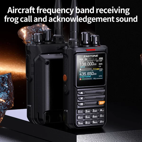 ZASTONE M8 10W Portable 2 Way Radio AM Air Aviation Band High Power Walkie-Talkie APP programming noise - Image 5