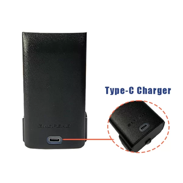 Baofeng DM-32 Walkie Talkie Battery UV-32 Li-ion Battery 2200mAh BC-32UV Type-C BC-32UV For DMR DM-32 / DM-32UV / UV-32 - Image 4