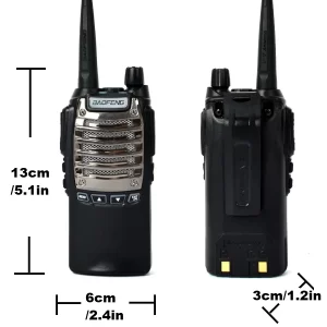 Baofeng UV-8D Dual PTT Key UHF 400-520Mhz Portable Transceiver Interphone FM Radio with 2800mAh battery