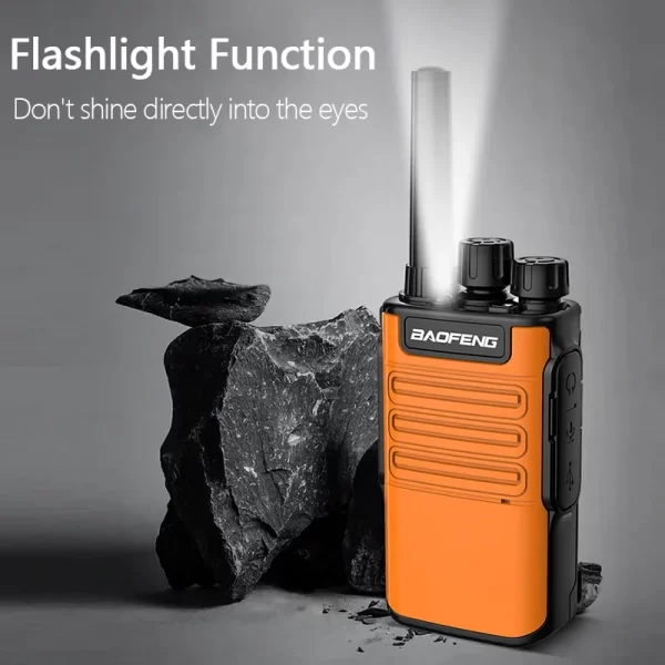 2pcs/pair Baofeng BF-V8 Small Two way Radio Long Range UHF Large Capacity For Restaurant Hotel - Image 3
