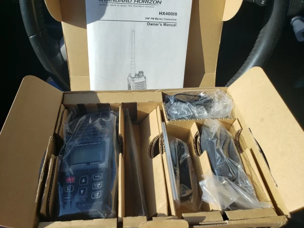 Marine Submersible Portable Radio Standard Horizon HX400IS I5W VHF Floating Ship Boat Walkie Talkie - Image 4